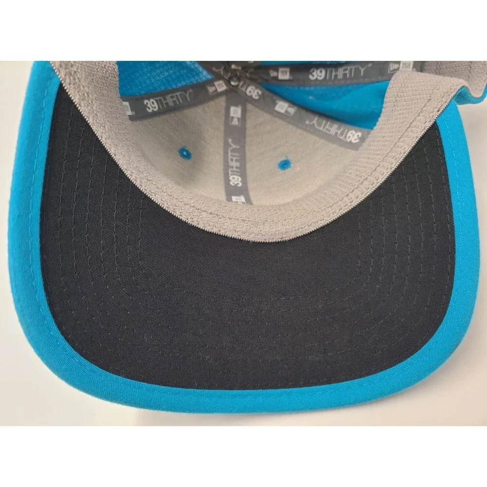 Carolina Panthers New‎ Era 39Thirty Flex Fitted M-L Hat Cap Polyester NFL Blue